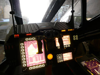 Steering equipment for aircraft interior