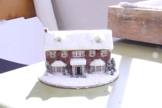 Snow in the sun