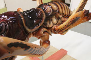 The detailing on the legs was hand painted.