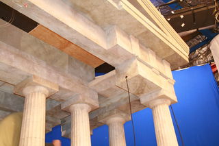The parthenon at a quarter scale.