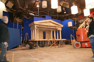On set.
