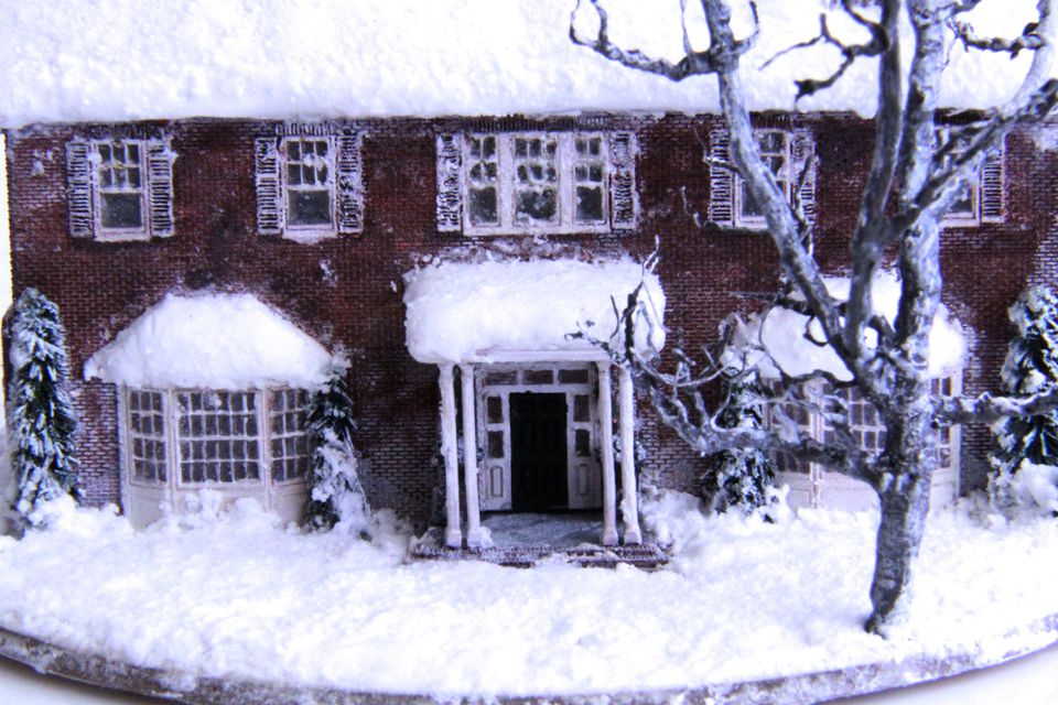 A miniature replica of the house which was used as the main setting for the film.